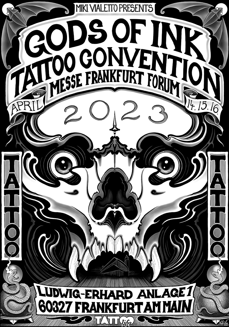 Filip Leu, Poster Gods of Ink Tattoo Convention