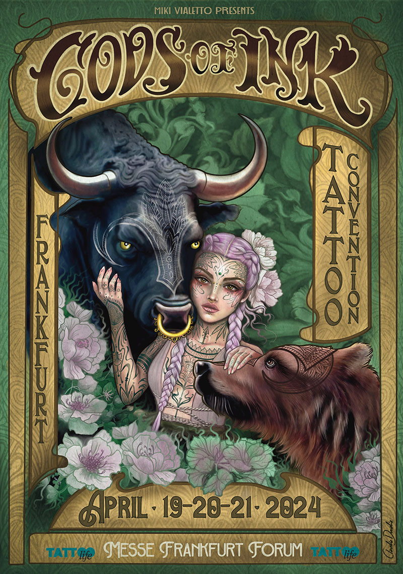 Gods of Ink Tattoo Convention Poster 1